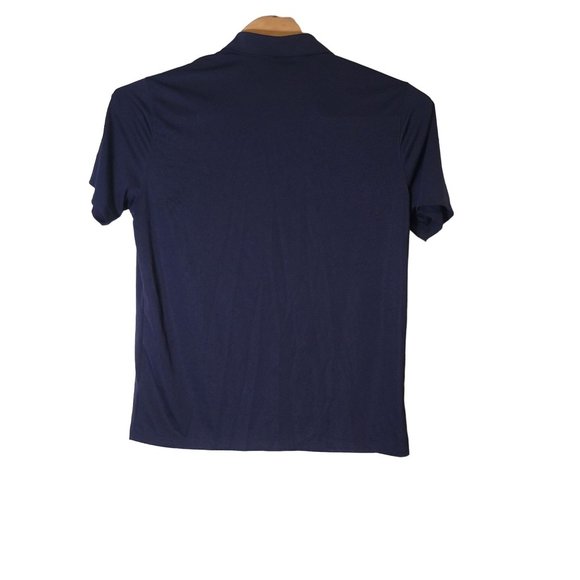 Nike Golf Standard Fit Polo Shirt Navy Blue Short Sleeve Size XL‎ - Picture 2 of 5